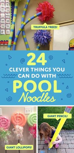 there are many different things to do with pool noodles