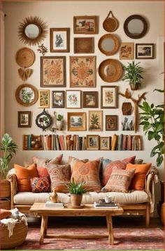 Boho Apartment Decor Small Spaces, Small Boho Living Room Ideas Apartment, Boho Vintage Living Room, Vintage Boho Living Room, Minimal Boho Living Room, Eclectic Living Room Decor, Cozy Boho Living Room, Therapist Office