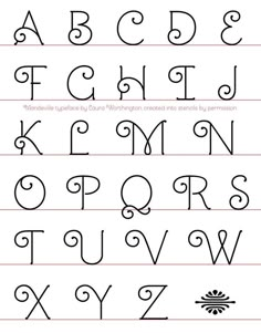 the alphabet is lined up and ready to be used in this drawing lesson for kids