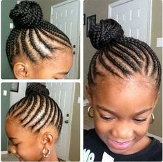 cute hairstyles for little black girl - Google Search Hairstyles Halloween, Corn Row, Corn Rows, Childrens Hairstyles, Men Prom, Halloween Hairstyles, Gorgeous Braids, Cornrows Styles