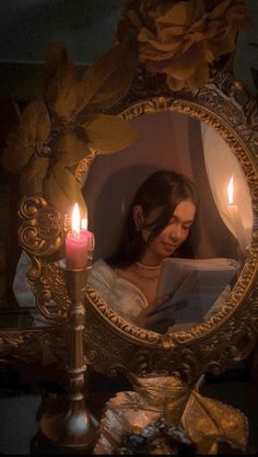 Royal lady reading a book infront of vintage mirror, in a candle light Priyanka + Core + Aesthetic, Debut Theme Ideas Vintage, Laura Core Aesthetic Vibe, Lorraine Core Aesthetic, Girly Aesthetic Photoshoot, Christiana Core Aesthetic, Maritza Core Aesthetic, Evangeline Core Aesthetic, Nandini Core Aesthetic