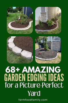 an image of garden edging ideas for a picture perfect yard