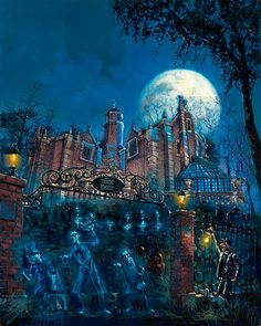 “Welcome Disney Haunted Mansion Art, Disney Fantasyland, Haunted Mansion Art, Hat Box Ghost, Mansion Art, Disney Hat, Phantom Manor, Welcome Foolish Mortals, Foolish Mortals