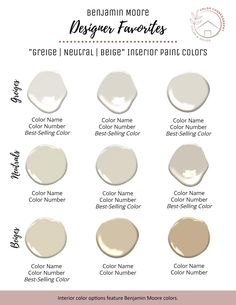 the different shades of paint for interior walls