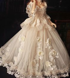 Old Fashion Dresses, Fantasy Dresses, Ball Gowns Evening, Fantasy Gowns, Ball Gowns Prom, Fantasy Dress