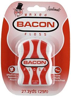 a package of bacon floss on a white background