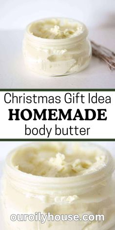 Diy Whipped Body Butter Recipe, Homemade Whipped Body Butter, Homemade Christmas Gift, Shea Butter Lotion