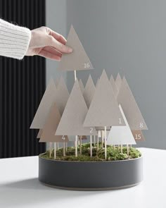 Christmas Forest, Weihnachten Diy, Christmas Tree Set, Simple Christmas Decor, Paper Tree, Navidad Diy