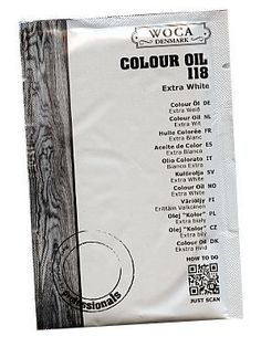 a package of color oil on a white background with black and white text in the middle