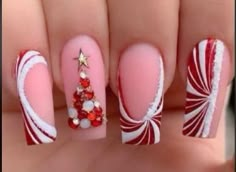 Christmas Gel, Nails Christmas, Uñas Acrilicas, Xmas Nails, Christmas Nail Designs, Christmas Nail Art, Christmas Nail, Nail Polishes