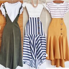 Spring Romantic Outfit, Dresses To Wear, Outfits Casuales, Modest Outfits, Skirt Outfits, Skirt Fashion, Spring Outfit, Modest Fashion, Classy Outfits