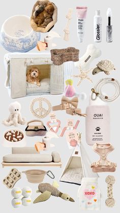 Paw-some Gifts for Dog Moms Cute Things For Puppies, Female Puppy Accessories, Cute Dog Essentials, Cute Puppy Toys, Dog Set Up, Aesthetic Dog Toys, Dog Accessories Aesthetic, Things For Puppies, Aesthetic Dog Supplies