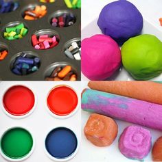 there are several different types of play dough