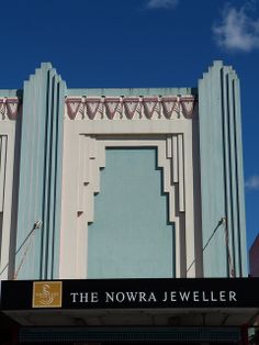 a building with a sign that says the nwra jeweler