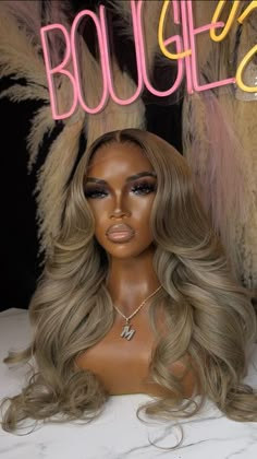 Cool Tone Blonde, Wig Mannequin, Wig Inspiration, Luv U, Blonde Tones, Cool Blonde