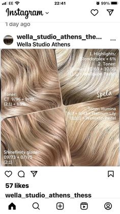 Blond Formula, Toning Formulas, Gwyneth Paltrow Hair, Wella Formulas, Hair Toning, Foil Placement, The Right Hairstyles