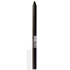 Maybelline Tattoo Studio Eye Liner 900 Deep Onyx - 0.04oz White Eyeliner Looks, Maybelline Eyeliner, Permanent Makeup Eyeliner, Maybelline Tattoo, Permanent Eyeliner, Simple Eyeliner, Eyeliner Tattoo, White Eyeliner, Best Eyeliner