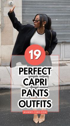 Get ready to elevate your style with these Capri Pants Outfit Ideas! Whether you're dressing for a casual day out or a more formal event, capri pants are a versatile and chic option. Pair them with a stylish blouse, a cozy sweater, or a trendy jacket for a look that’s perfect for any occasion. These Capri Pants Outfit Ideas will help you discover new ways to style your capris and make them a staple in your wardrobe. Cargo Capris Outfit, Pant Outfits For Women, Pants Outfit Ideas, Boss Chic