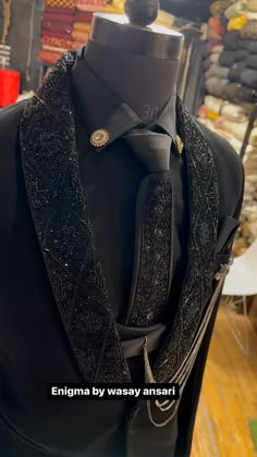 Wasay Ansari on Instagram: "For the perfect occasion’s tux hand work.! @enigma_xclusive A friendly budget store Mallepally hyderabad 9160160322.! #enigmaxclusive #hyderabad #india #reels #reelsinstagram #reelitfeelit #tuxedo #suit #sherwani #mensfashion #menswear #trendingreels #explore #explorepage✨ #trending #instagood #instadaily #instamood #fashion #foryou #thankyou #instagram" Coat Pant Hand Work Men, Hand Work Coat Pant For Men, Suits Men Hand Work, Hand Work Suits Designs Men, Work Tuxedo For Men, Hand Work Suit For Men, Prince Suit For Men Wedding Indian, Prom Suits For Men Unique Black, Black 3 Piece Suit Men