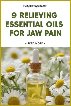 Discover the soothing power of essential oils for jaw pain. Whether dealing with TMJ disorder or tooth pain, these natural remedies can offer relief. Try peppermint oil, chamomile oil, or lavender oil to ease discomfort and promote relaxation. Find home remedies to soothe TMJ pain and alleviate jaw pain effectively. Say goodbye to discomfort with the best essential oils for joint pain and TMJ relief. Experience the calming effects of essential oils in managing tooth and jaw pain today! Tmj Relief Remedies, Jaw Pain Relief, Tmj Relief, Jaw Clenching, Jaw Pain, Clove Essential Oil, Tooth Pain, Chamomile Oil, Chamomile Essential Oil