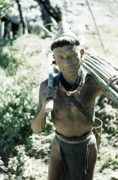 Naga Hills in India - local tribe member, WW II, circa 1944 Indigenous Community, Ancient Jewelry, Pilots