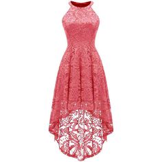 Product Type: Women's Halter Floral Lace Cocktail Party Dress Hi-Lo Bridesmaid Dress Clothing Style:Event Style Season:Summer,Spring,Autumn Decoration:Lace Neck Type:U-Neck Sleeve Type: Sleeveless Material:Lace, polyester for linings Pattern type:Solid Length Type:High low Closure: Zipper Closure Color:Silver,Mint,Yellow,Coral, Grape, Pink,Dark Red, Burgundy, Rose Pink, Navy Blue, Champagne, Rosy, Dark Grape, Black, Lavender, Royal Blue,Custom Color Normal Size: US 4/6(Small), US 8/10(Medium), U Christmas Lace Dress, Brides Maid Dresses, Pink High Low Dress, Bridesmaid Party, Women Halter, Lace Bridesmaid Dresses, Dresses Pink, Vestidos Vintage, Cocktail Party Dress