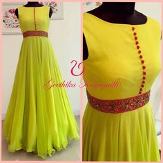 Dresses Potli Button, Orang India, Umbrella Dress, Simple Gowns, Gaun Fashion, Long Kurti Designs, Long Gown Dress, Long Dress Design, Salwar Kamiz