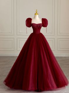 Debut Gowns 18th Elegant, Evening Dresses Long Elegant, Dress Long Elegant, Dresses Long Elegant, Elegant Evening Gown, Burgundy Evening Dress, Evening Dress Long, Long Gowns, Gown For Women