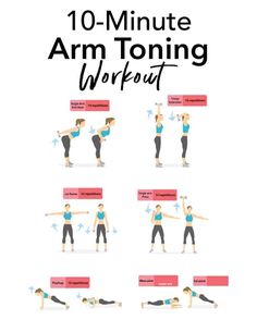 the 10 minute arm toning workout is great for beginners to do this exercise