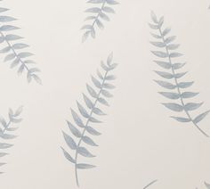 These featherlike florals will give your space a whimsical touch. From a nursery to a laundry room, there's no place this wallpaper won't feel at home. Line Art Wallpaper, Find Wallpaper, Fern Wall, Fern Wallpaper, Painted Wallpaper, Wallpaper White, Painted Walls, White Green, Fern