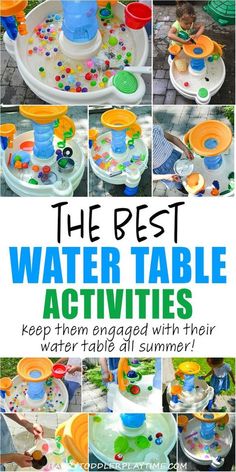 the best water table activities to keep them engaged with their water table all summer