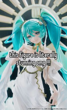 i'd kill to own this figure #vocaloid #vocaloids #hatsunemiku #mikuhatsune #hatsune #miku #mikuvocaloid Pro Sekai, Miku Figure, Candle Queen, Aesthetic Stuff, Dark Angel, Cute Memes, Country Art, Project Sekai, Love People