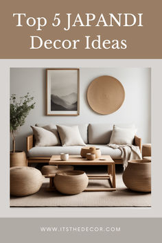 Top 5 JAPANDI Decor Ideas: Elevate Your Space with Serene Simplicity Japandi Diy Decor, Japandi Plants, Japandi Color Palette, Japandi Furniture, Japandi House, Shoji Screens, Japandi Home Decor, Style Japandi