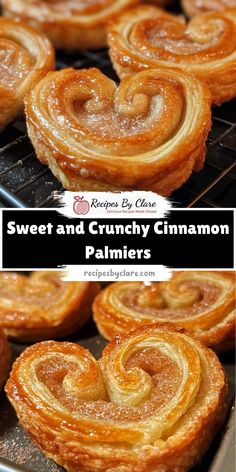 sweet and crunchy cinnamon pastries on a cooling rack