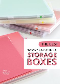 the best 12x13 cardstock storage boxes are on sale for under $ 10