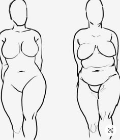 two different views of the same woman's body