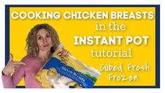 How to Cook Chicken Breasts in the Instant Pot (frozen or fresh) - 365 Days of Slow Cooking and Pressure Cooking Chicken Cooking Times, Ip Chicken, Moist Chicken Breast, One Pot Cooking, Tuscan Chicken Pasta, Moist Chicken, Cooking Frozen Chicken, Cooking Chicken, Perfect Chicken