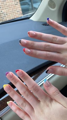 Eras Tour Nails Including Ttpd, Taylor Swift Nails Inspired Eras Tour French Tip, Taylor Swift Album Nails French Tip, Taylor Swift Short Nails, Taylor Swift French Tip Nails, Nail Designs Taylor Swift, Taylor Swift Inspired Birthday, Taylor Swift Eras Nails French Tip, Short Eras Tour Nails