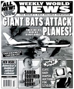 the front page of news paper with an image of a plane flying in the sky