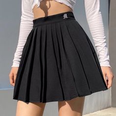 Women High Waist Pleated Skirt Sweet Cute Girls Dance Mini Skirt Cosplay Black White Skirt Female Mini Skirts Short Hello, Friends. Welcome To My Store Welcome To Contact Us To Get More Information Features: Women Skirt Gender: Women Material: Polyester Style: Sexy / Fashion / Casual You Can See More In Actual Picture And Detail Show. Style A Line Skirt, Pleated Mini Skirts, High Waist Pleated Skirt, Floral Print Swimwear, Long Wrap Dress, Varsity Jacket Women, Skirts Short, Red Swimwear, High Waisted Pleated Skirt