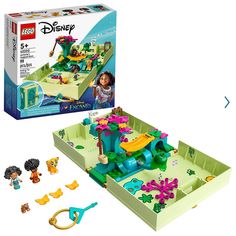 the lego disney princess castle playset is in its box