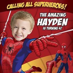 the amazing spider - man birthday card