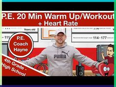 Warm Up Workout, Heart Rate Training, Zone 7, Teaching Children, Brain Breaks, Kids Activities, Heart Rate, Distance Learning, Teaching Kids