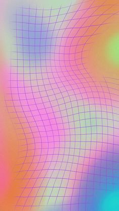 an abstract background with wavy lines in pink, blue and yellow colors on the left side