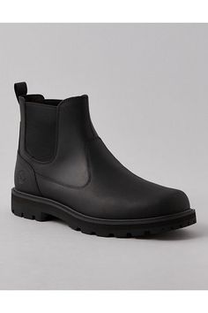 Full-grain leather upper/Breathable mesh linings made with 50% PET/Leather footbed/Exclusive anti-fatigue comfort technology for all day comfort Shoes Boots Timberland, Mens Outfitters, Chelsea Boot, Full Grain Leather, Chelsea Boots, American Eagle Outfitters, Women's Jeans, Chelsea, American Eagle