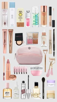 #preppy #makeup #preppymakeup #outfitinspo #outfit #fit #fitinspo #aesthetic #cleangirl #cleangirlaesthetic #makeuproutine #sephora #wishlist #backtoschool #school #schooloutfit Sephora Wishlist, Glamour Makeup Looks, Wishlist Ideas, Makeup Bag Essentials, Cute Gifts For Friends