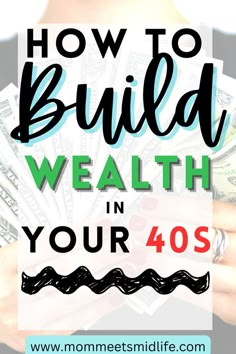 how to build wealth in your 40s Financial Goals In Your 40s, Building Generational Wealth, Credit Score Aesthetic, Debt Free Aesthetic, High Credit Score, How To Build Wealth, Attracting Money, Budgeting Saving Money, Financial Wisdom