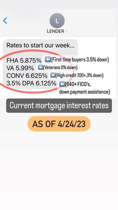 the text reads, i'm not sure if this is an interest rate