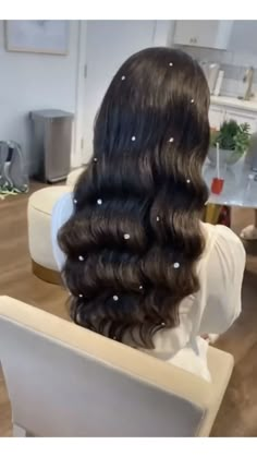 Winter Dance Hairstyles, Grad Hairstyles, Elegance Hair, Bling Hair, Cute Prom Hairstyles, Prom Hair Medium, Gem Hair, Winter Dance, Diamond Hair