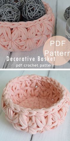 this is an easy crochet basket pattern